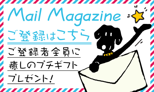 メルマガ会員募集中☆<br>登録者全員に癒しのプチギフトも♪